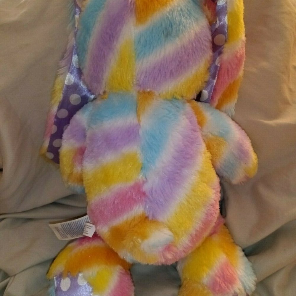 Build a Bear ๐ Rainbow Rabbit Colorful - Picture 3 of 6